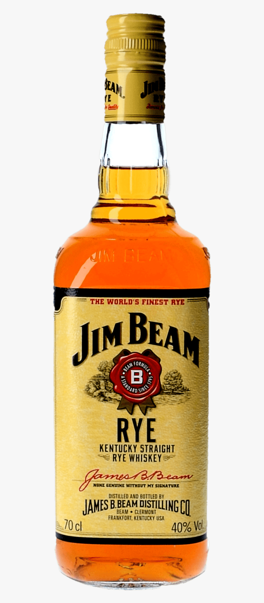 Jim Beam Rye Yellow Label, HD Png Download, Free Download