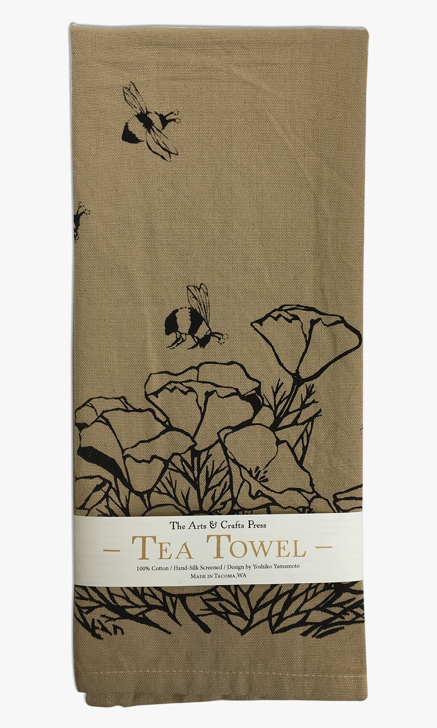 California Poppies Tea Towel - Crow, HD Png Download, Free Download