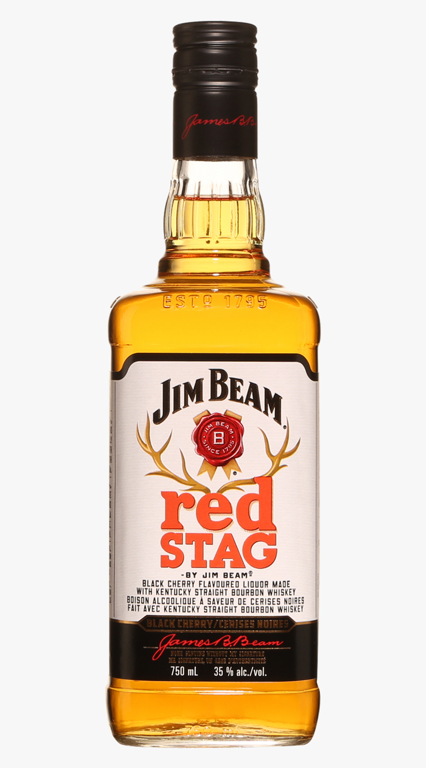 Jim Beam Red Stag Kentucky Straight Bourbon - Jim Beam Red Stag, HD Png Download, Free Download