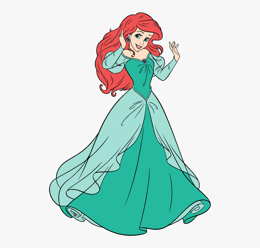 Image Transparent Stock Ariel Clipart Outline - Princess Gif Png, Png Download, Free Download