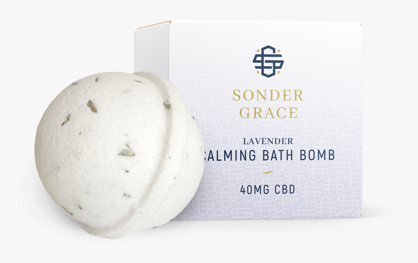 Cbd Bath Bomb Lavendar - Label, HD Png Download, Free Download