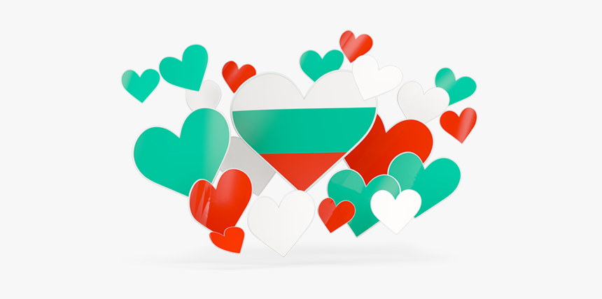 Flying Heart Stickers - South African Flag Heart, HD Png Download, Free Download