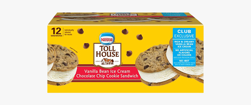 Nestle Toll House Ice Cream Sandwich, HD Png Download, Free Download