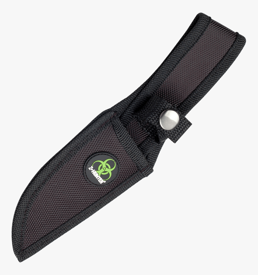 Blood Spattered Green Zombie Hunter Knife - Hunting Knife, HD Png Download, Free Download