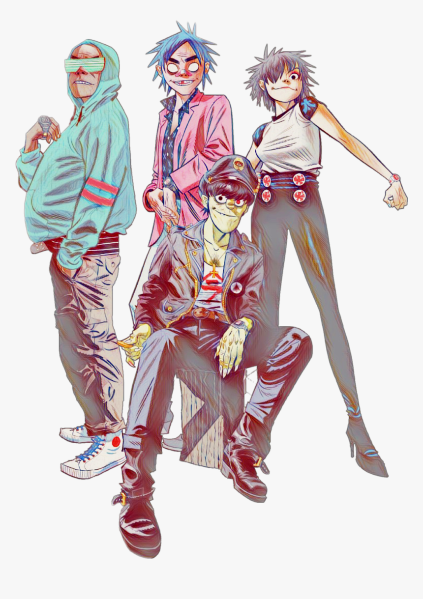 #gorillaz #2d #murdoc #murdocniccals #noodle #russelhobbs - Illustration, HD Png Download, Free Download