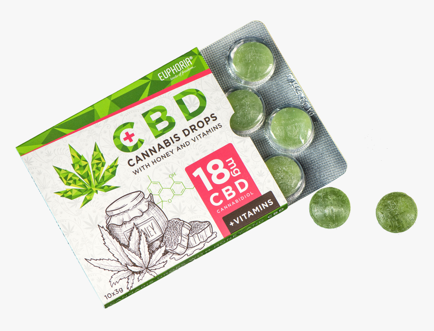 Cbd Cannabis Drops Honey, HD Png Download, Free Download