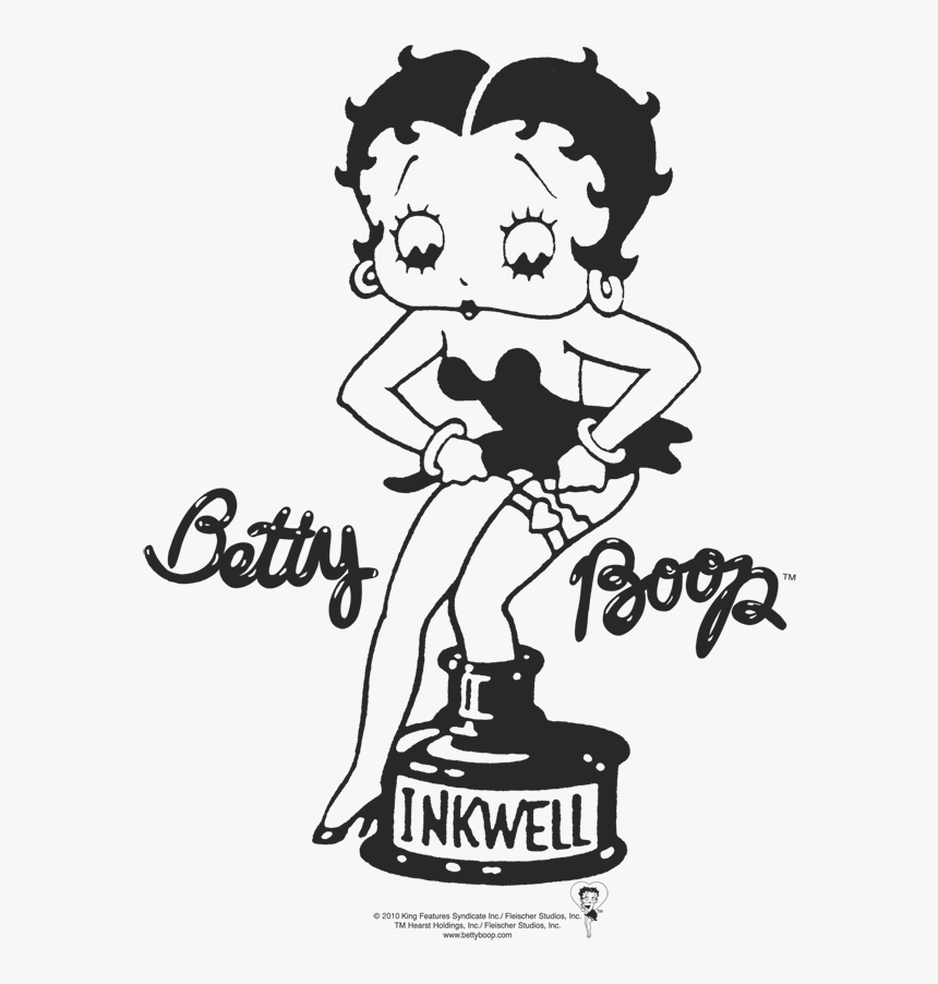 Svg Betty Boop Motifs Silhouette, HD Png Download, Free Download