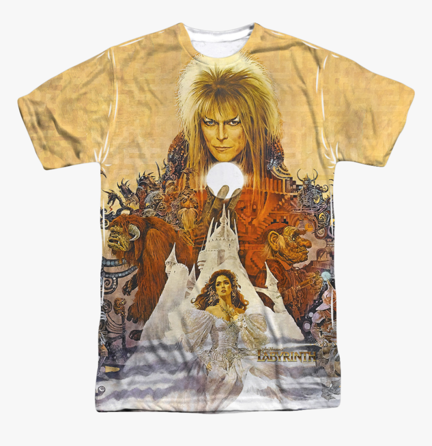 Labyrinth Poster T-shirt - Labyrinth Movie, HD Png Download, Free Download