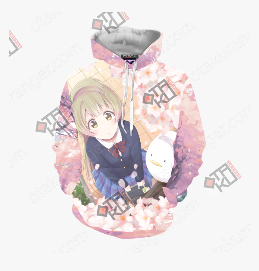 Love Live School Idol Minami Kotori 3d Hoodie - Kotori Cute Anime, HD Png Download, Free Download