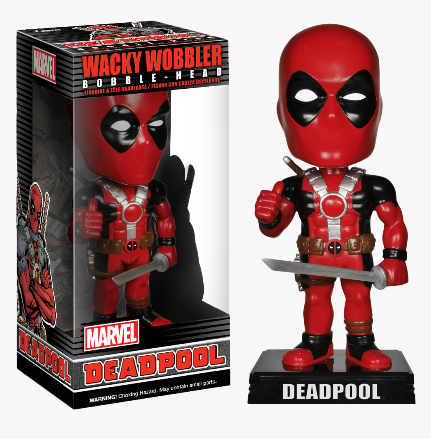 Funko Pop Wacky Wobbler Deadpool, HD Png Download, Free Download