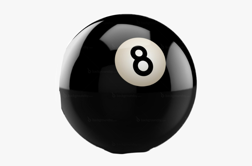 #8ball #eightball #pool #gainwithqueenb - Billiard Ball, HD Png Download, Free Download