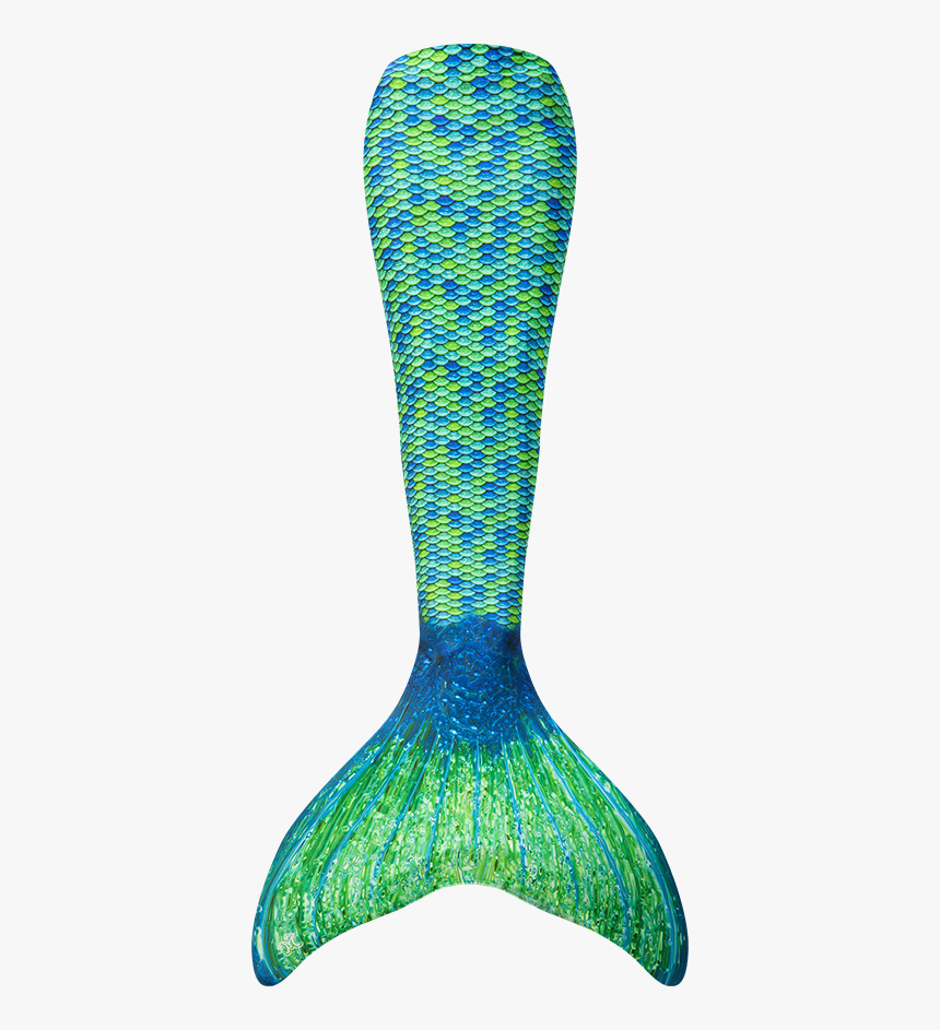 Mermaid Scales Png - Green And Blue Mermaid Tail, Transparent Png, Free Download