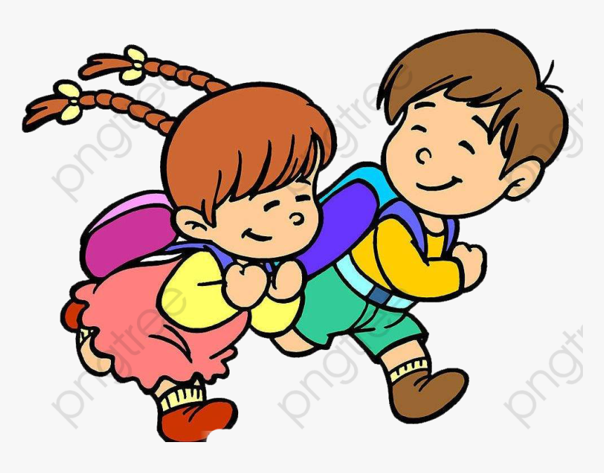 Junior High School Children Students Clipart High School - Kartun Anak Tk Png, Transparent Png, Free Download