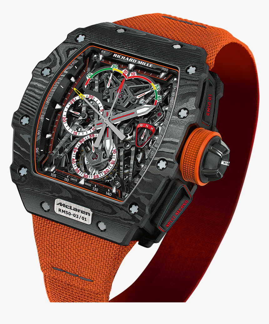 Rm 50 03 Tourbillon Split Seconds Chronograph Ultralight, HD Png Download, Free Download