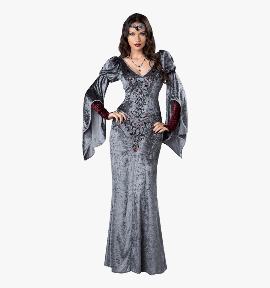 Dark Medieval Maiden Costume - Medieval Couples Halloween Costumes, HD Png Download, Free Download