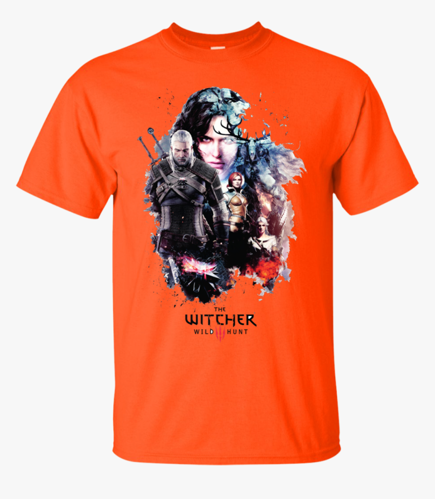 The Witcher T-shirt Men - Witcher 3: Wild Hunt, HD Png Download, Free Download