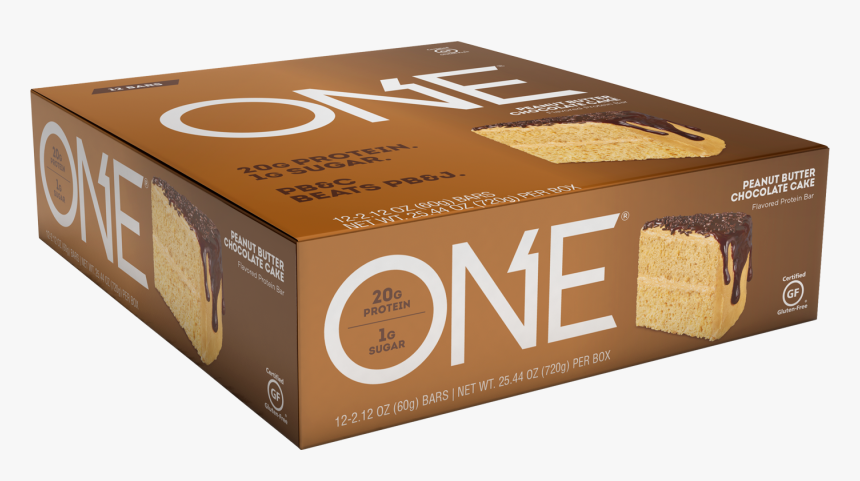 One Protein Bar Peanut Butter Chocolate Main - Protein Bar Box, HD Png Download, Free Download