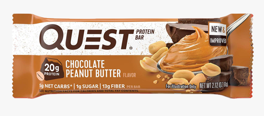 Chocolate Peanut Butter - Quest Protein Bar Peanut Butter, HD Png Download, Free Download