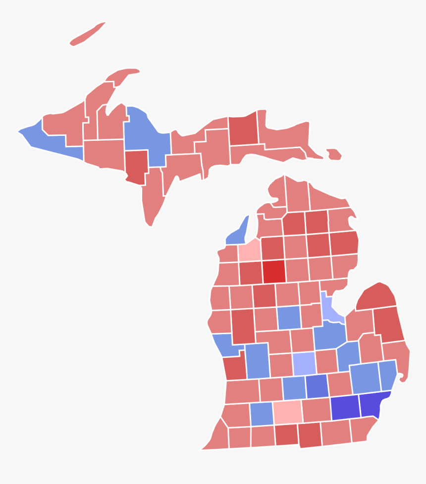 Michigan Presidential Election Results, HD Png Download, Free Download