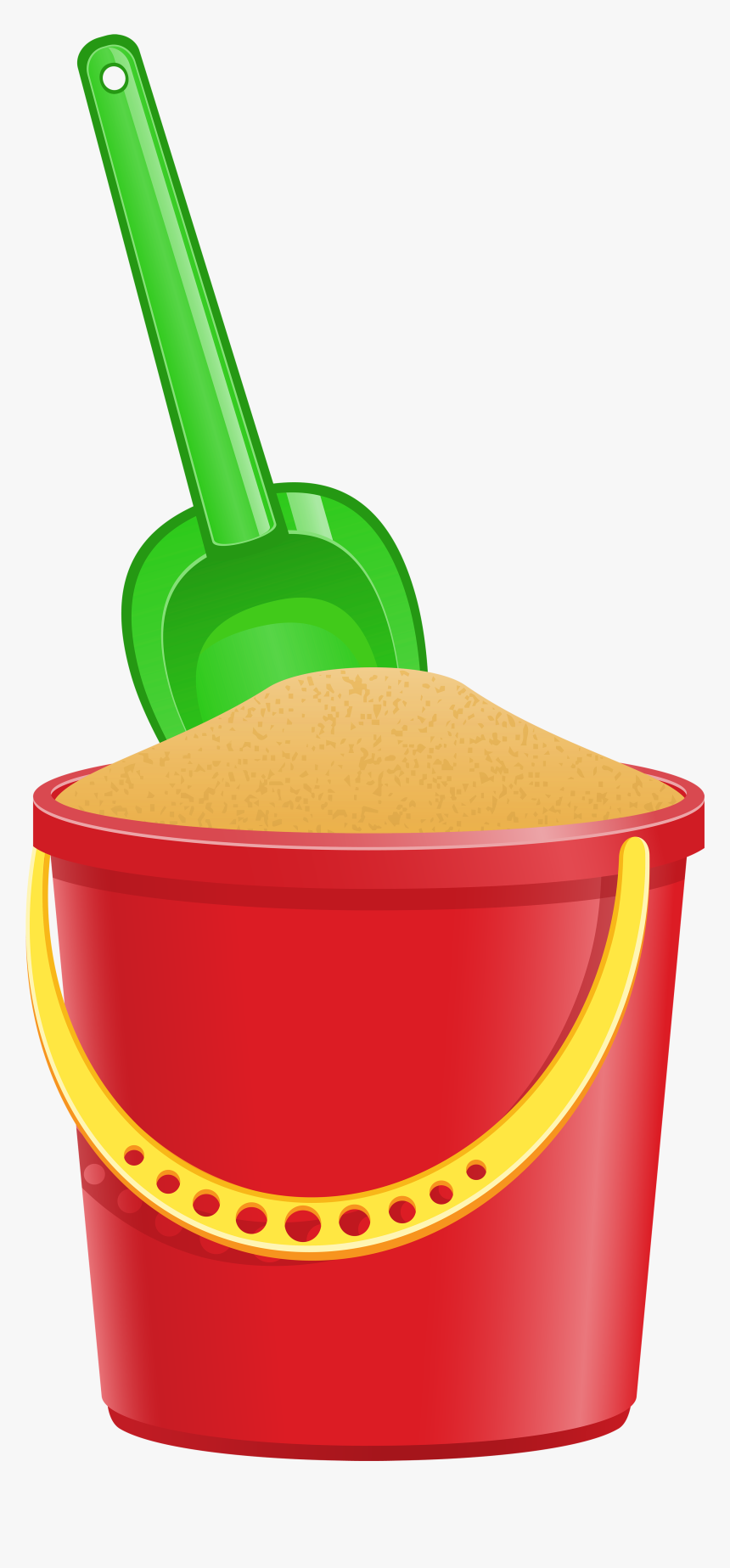 Bucket With Shovel Transparent Clip Art Image Gallery - Bucket Clipart Transparent, HD Png Download, Free Download