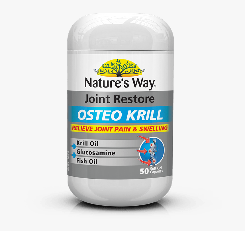 522676 Natures Way Osteo Krill 50s - Osteo Krill Nature's Way, HD Png Download, Free Download