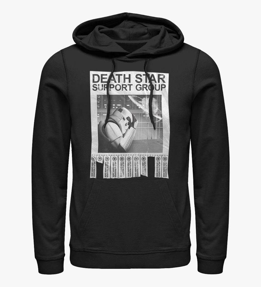 Death Star Support Group Star Wars Hoodie - Mario Hoodie, HD Png Download, Free Download