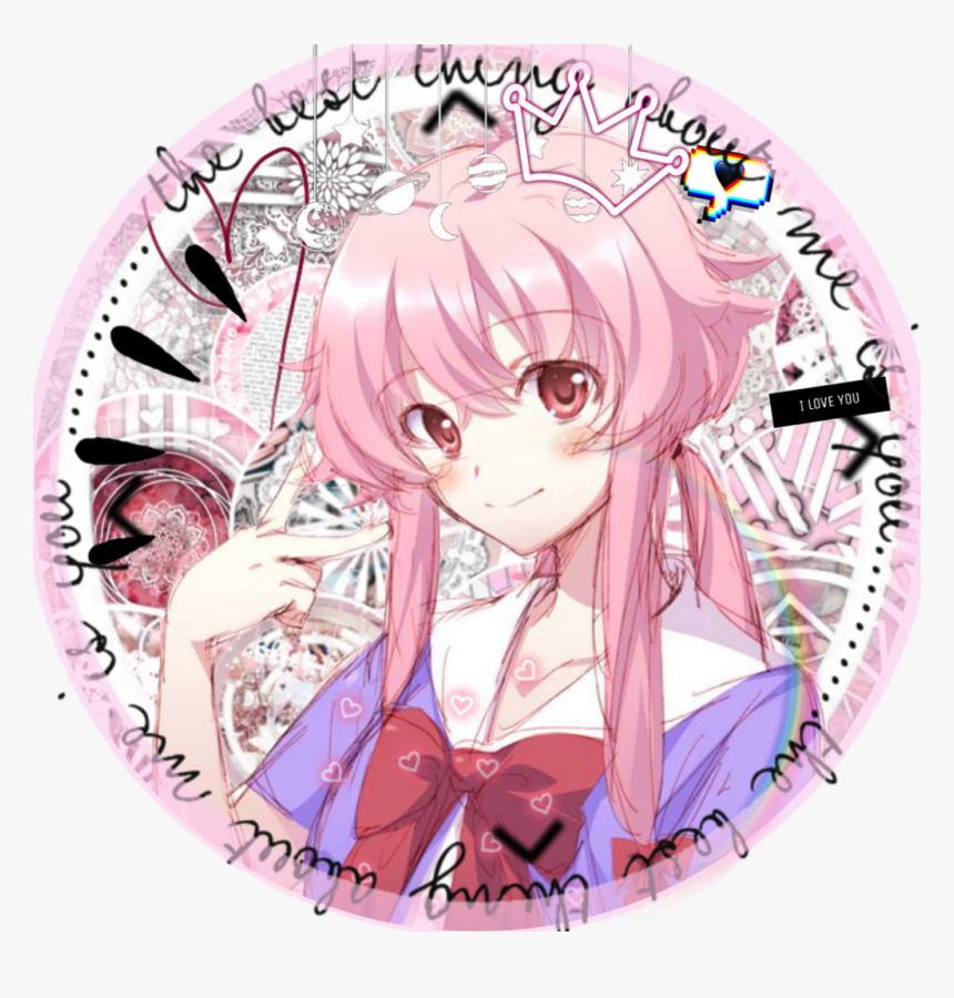 #yuno #gasai #gasaiyuno #mirainikki #futurediary #yukki - Anime Mirai Nikki Cute, HD Png Download, Free Download