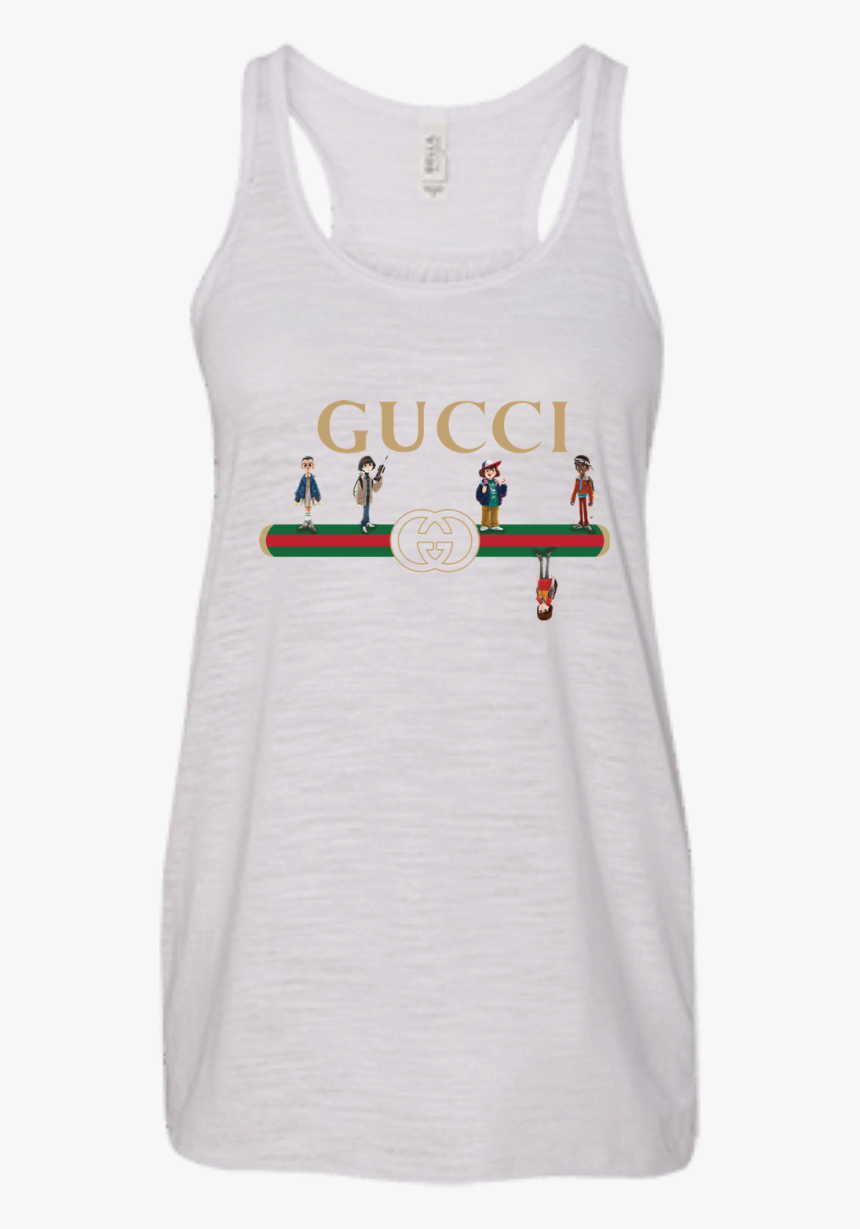 Gucci Stranger Things Upside Down Unisex Tshirt, Tank, - T-shirt, HD Png Download, Free Download