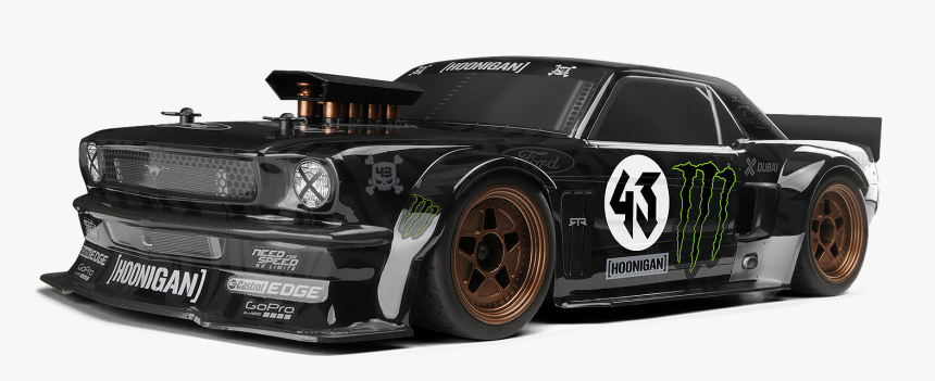 Rs4 Sport 3 Rtr Ken Block 1965 Ford Mustang Hoonicorn - Hpi Rs4 Sport 3 Mustang, HD Png Download, Free Download