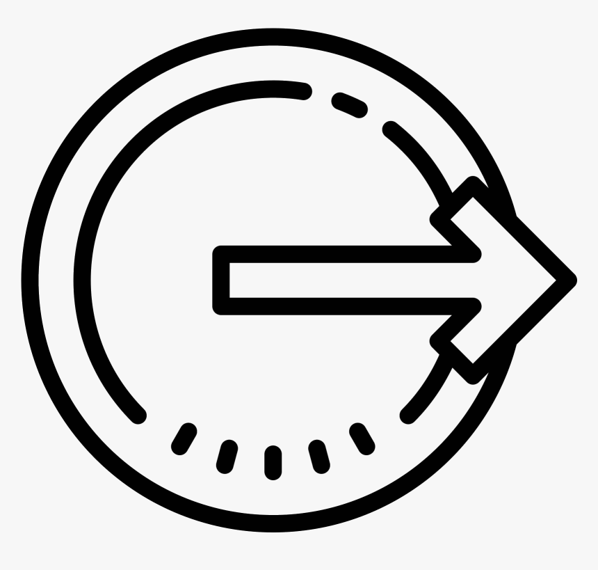 This Icon Is A Very Line Line Drawn In A Circle With - Black And White Number 3, HD Png Download, Free Download