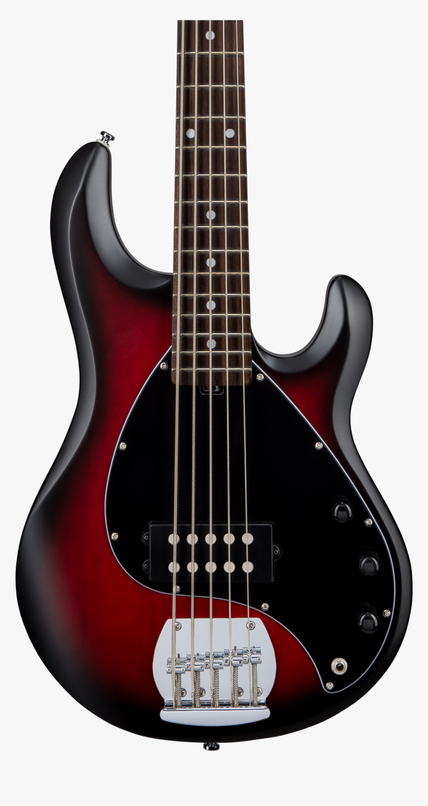 Sterling By Music Man Stingray5 In Ruby Red Burst Satin, - Bass Guitar, HD Png Download, Free Download