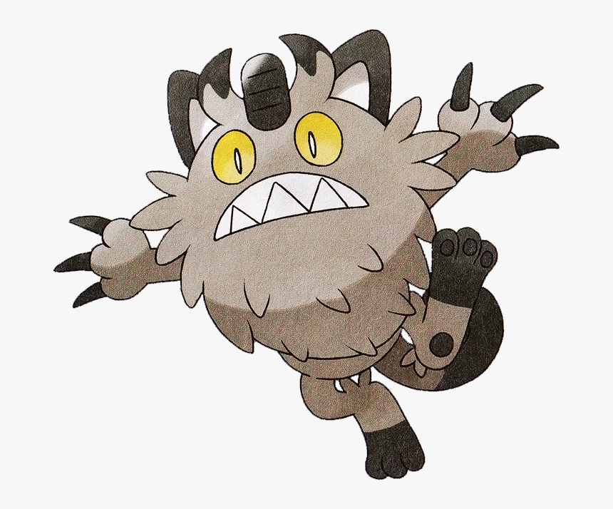 Pokemon Galarian Meowth, HD Png Download, Free Download