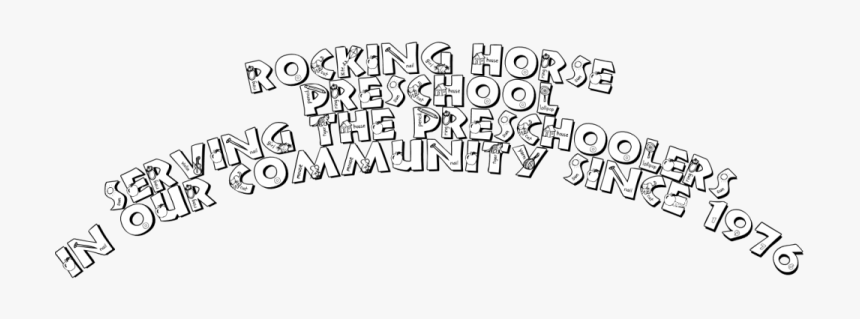 Rocking Horse Preschool - Rocking Horse Text Written In Circle, HD Png Download, Free Download