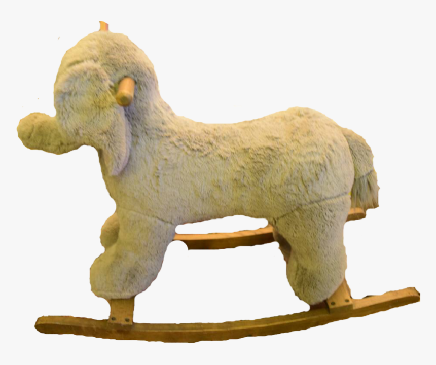 plush elephant rocking horse