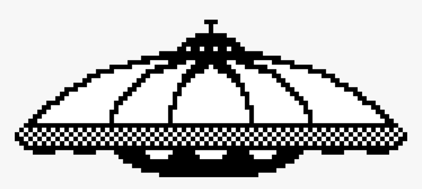 Silhouette,symmetry,area - Ufo Bitmap, HD Png Download, Free Download