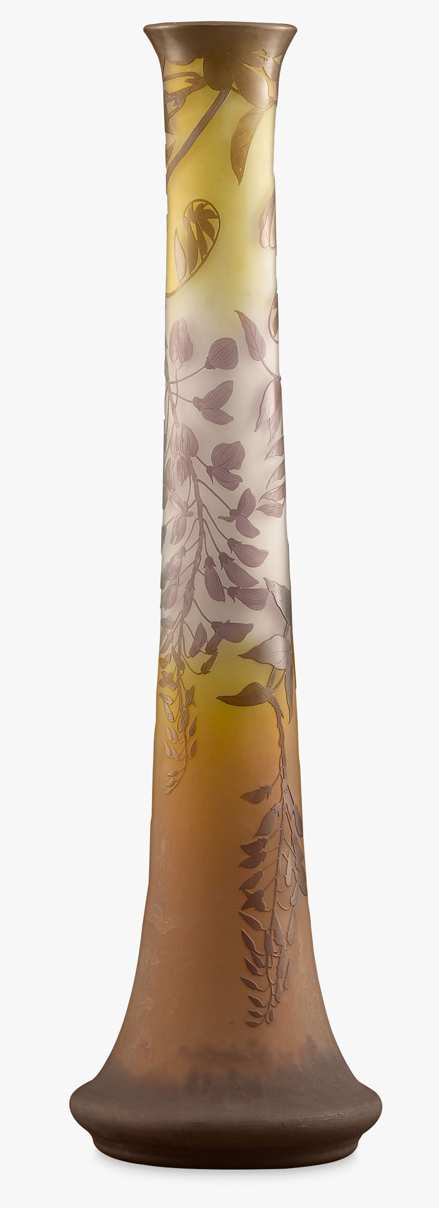 Cameo Glass Vase By Emile Gallé - Liqueur, HD Png Download, Free Download