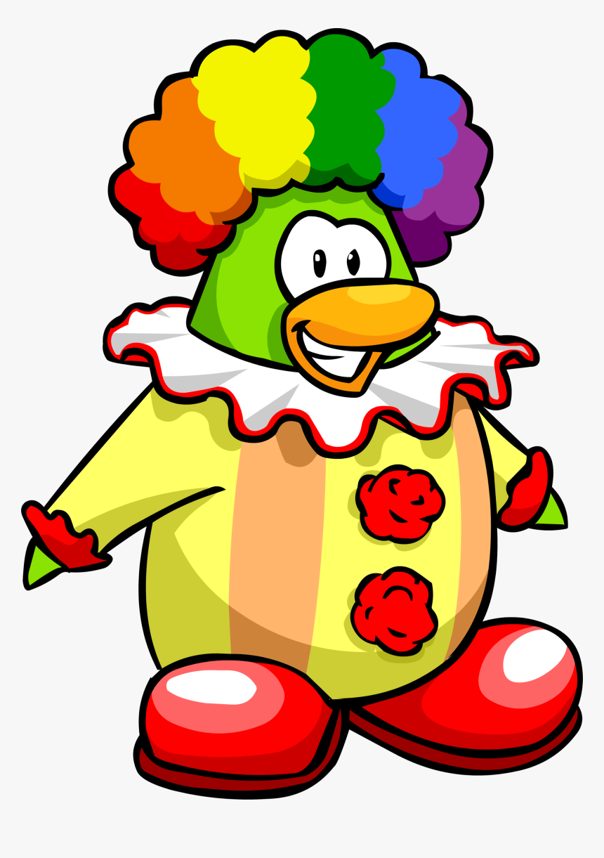 Feet Clipart Clown - Club Penguin Clown Costume, HD Png Download, Free Download