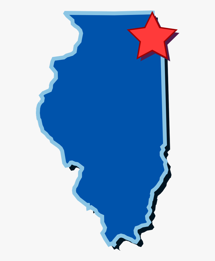 Chicago Illinois Clip Art - Chicago Illinois Map Transparent, HD Png Download, Free Download