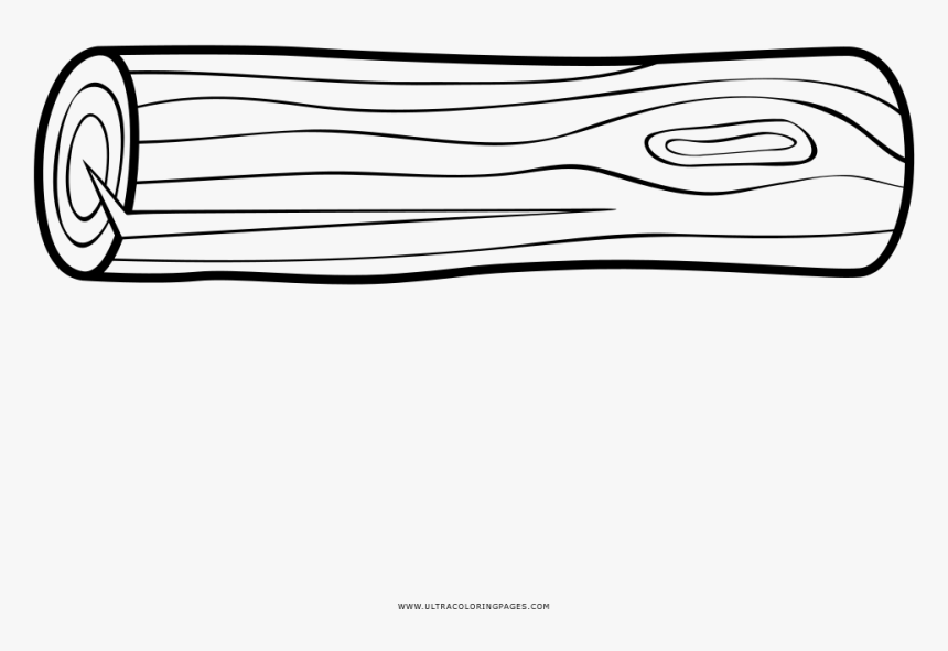 Log Coloring Pages Beautiful Page Ultra For 8 From - Log Coloring Page, HD Png Download, Free Download