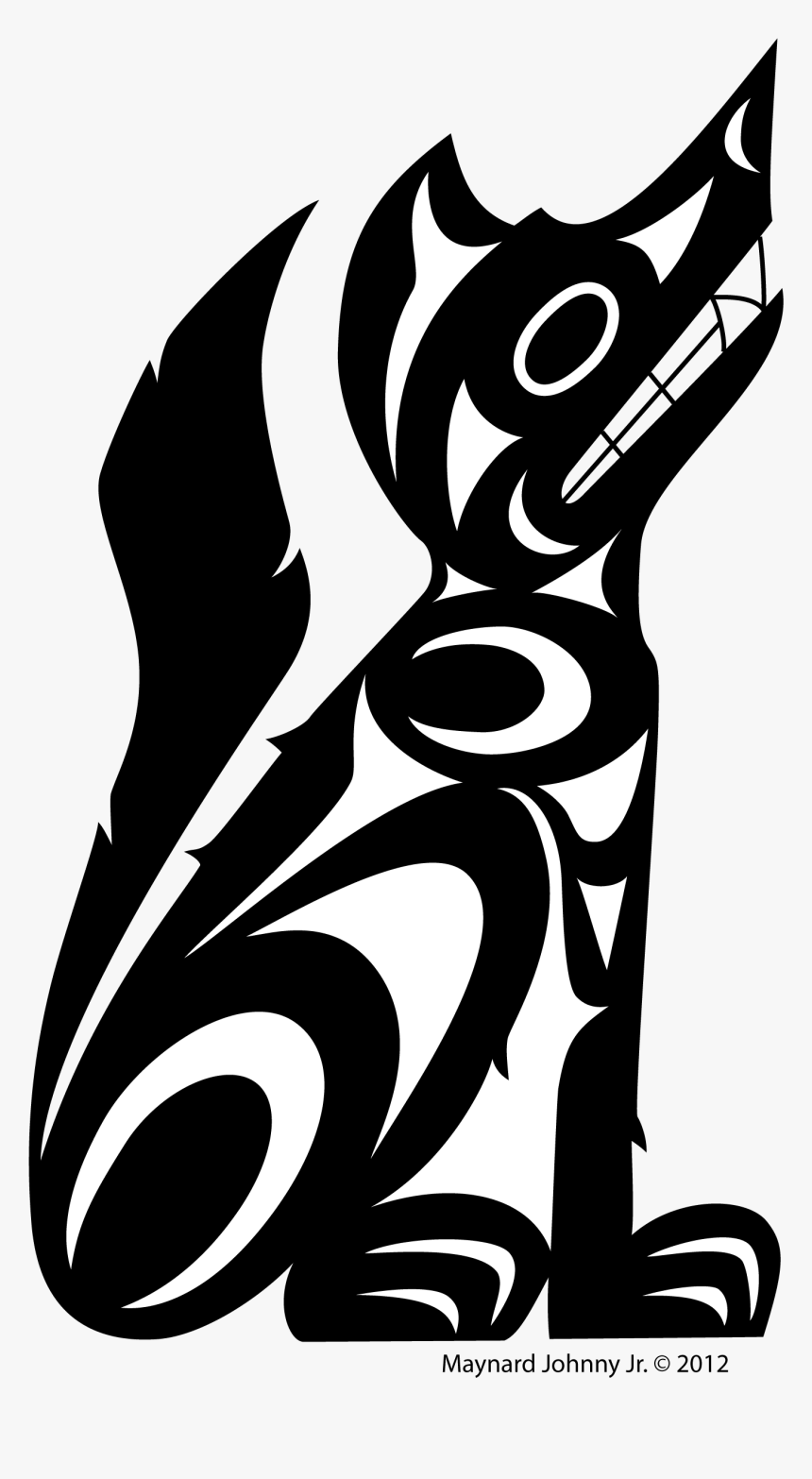 Wolf Coast Salish Art, HD Png Download, Free Download