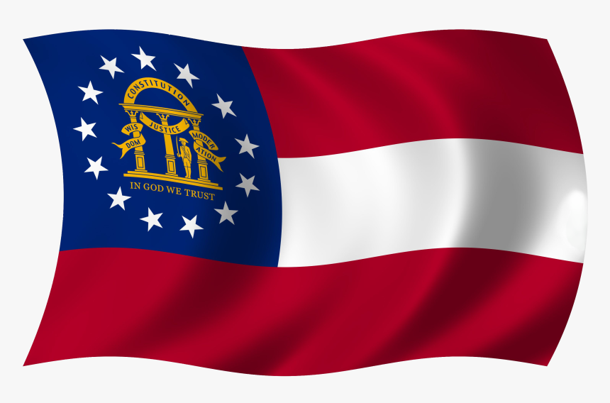 Georgia State Flag Png, Transparent Png, Free Download