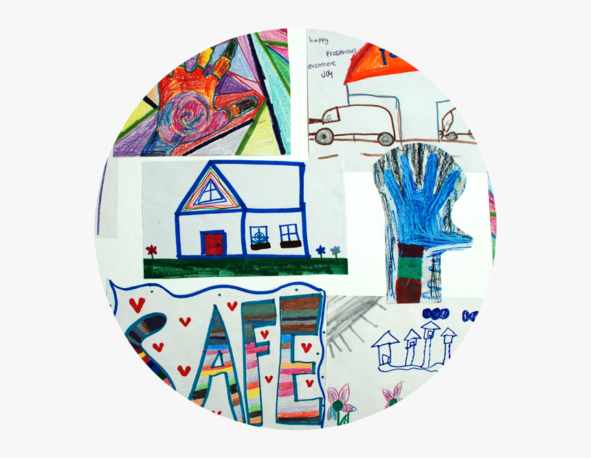 Kids Art What Home Means To Me - Homelessness Kids Art, HD Png Download, Free Download