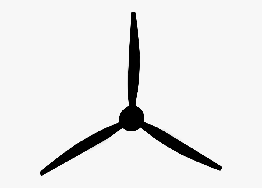 Plane Propellor Clipart, HD Png Download - kindpng.