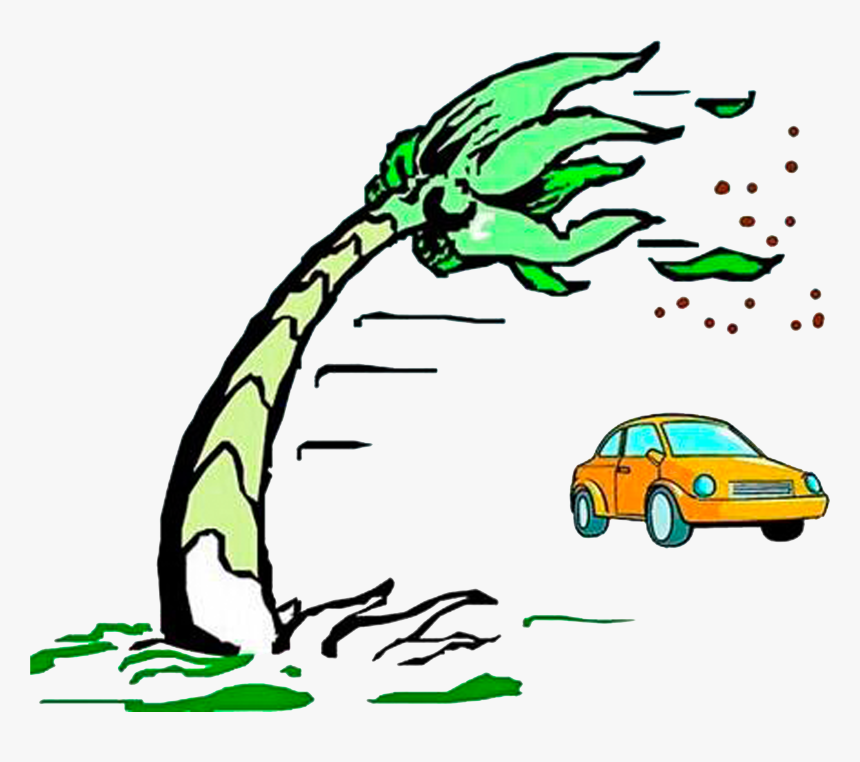 Tree Blowing In The Wind Clipart Image Royalty Free, HD Png Download, Free Download