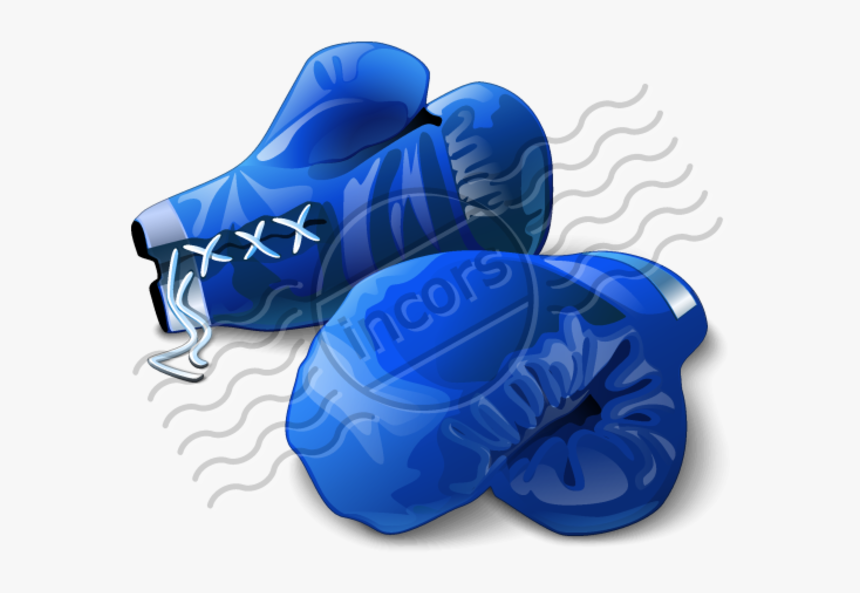 Collection Of Free Blued - Blue Boxing Gloves Icon, HD Png Download, Free Download