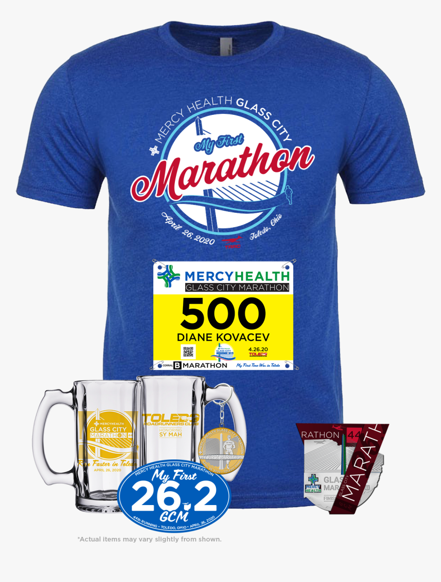 Mercy Health Glass City Marathon, First Time Marathoner - Active Shirt, HD Png Download, Free Download