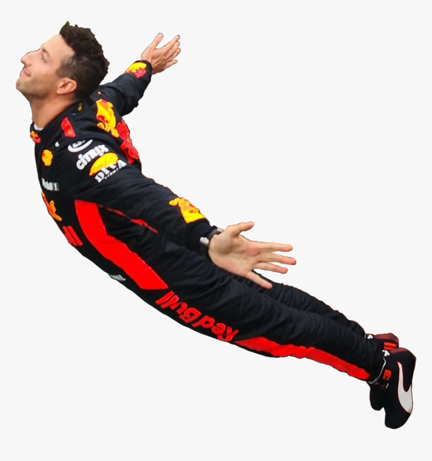 Jumping Into A Pool Png - Daniel Ricciardo Jumping In Pool, Transparent Png, Free Download