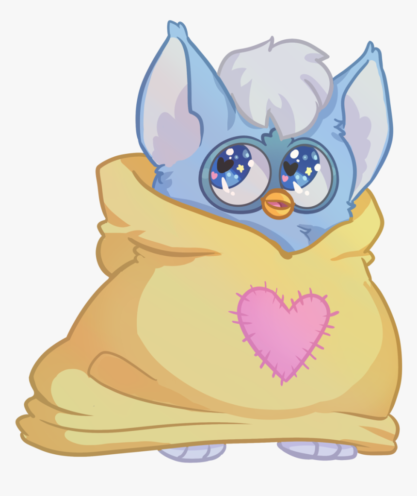 A Lil’ Furby In A Lil’ Hoodie - Cartoon, HD Png Download, Free Download