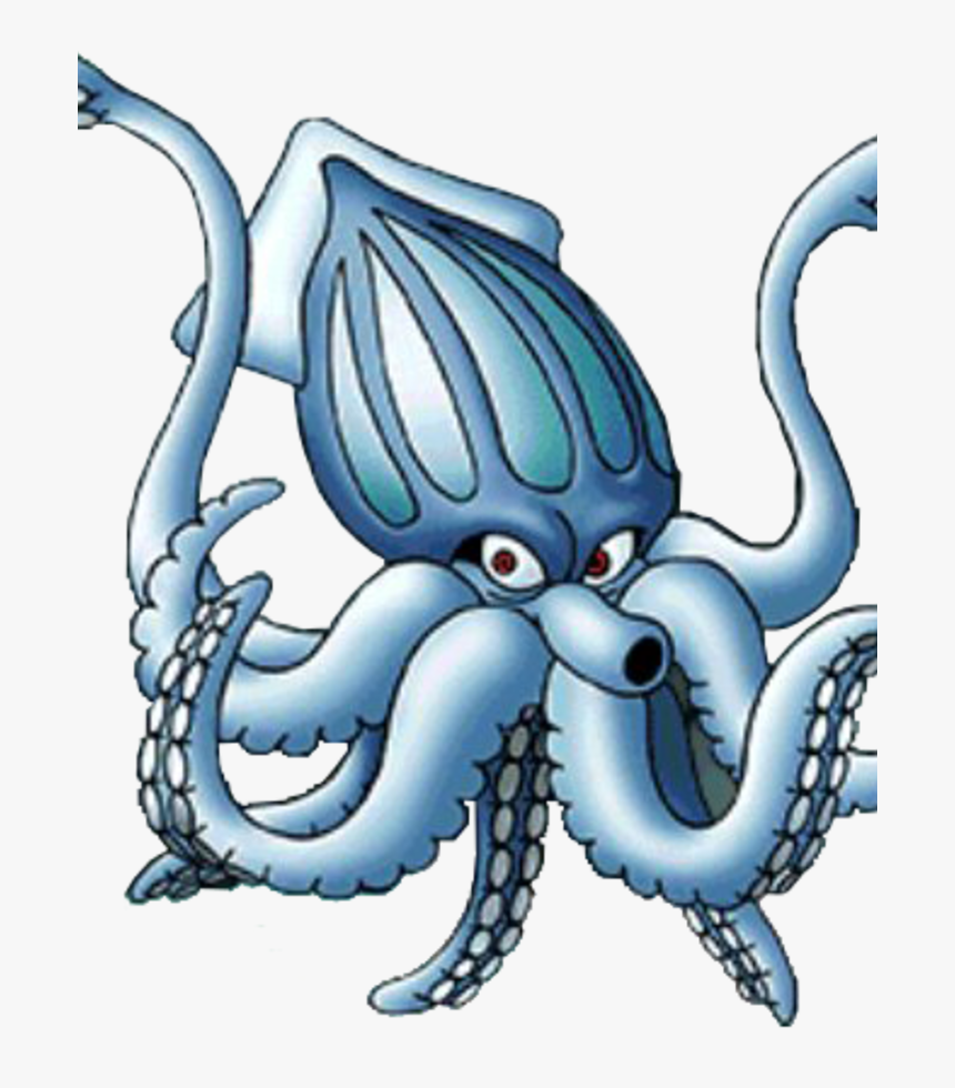 King Squid 2d - Dragon Quest Tentacular, HD Png Download, Free Download