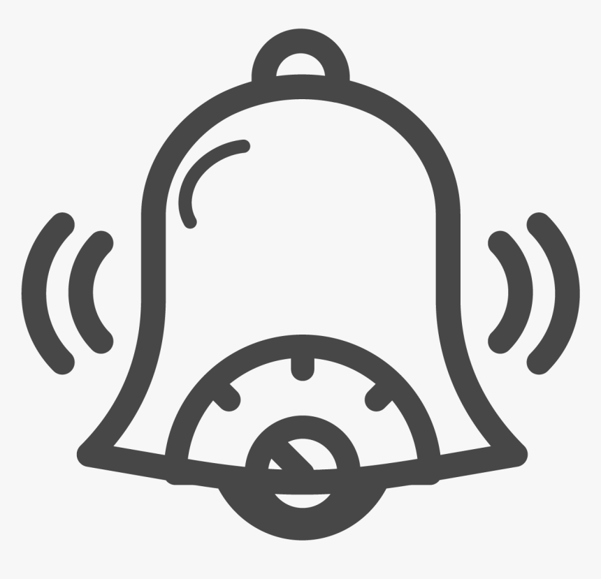 Icon - Pink Notification Bell Png, Transparent Png, Free Download